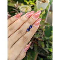 2.22&nbsp;Ct.Tw.Total Carat Weight Blue Sapphire Pair from Ceylon (Sri Lanka) Life Style