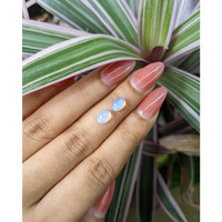 1.35 Ct.Tw.Total Carat Weight Cabochon Opal Pair from Australia Life Style