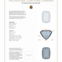 95.97 Ct.Tw.Total Carat Weight Kunzite Pair from Afghanistan 3 D Scan Report