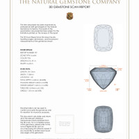 95.97&nbsp;Ct.Tw.Total Carat Weight Kunzite Pair from Afghanistan 3 D Scan Report