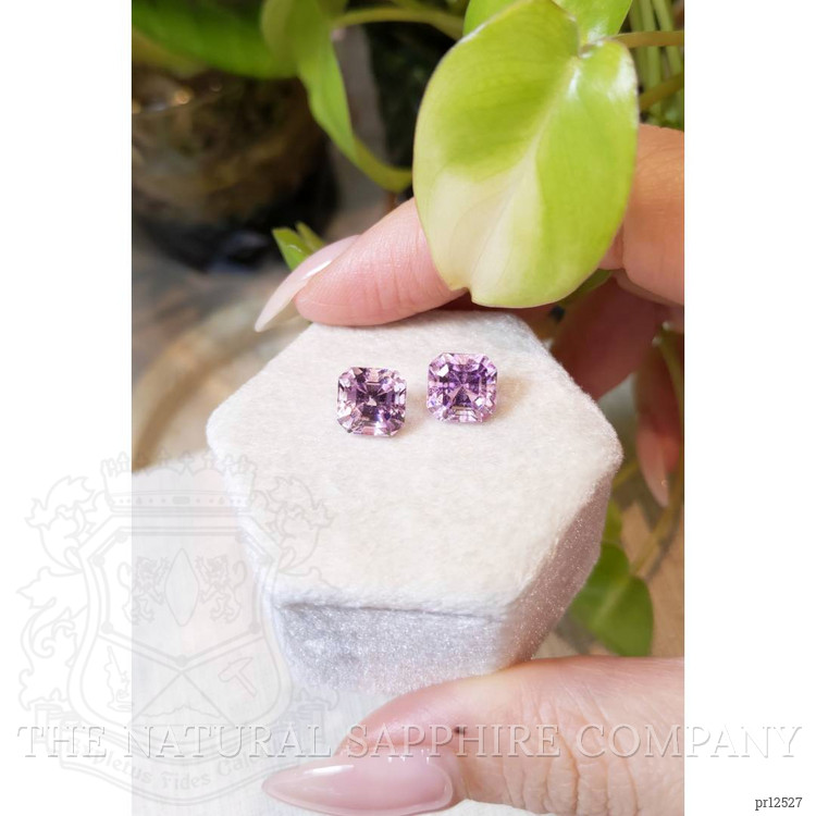 6.93 Ct.Tw. Kunzite Pair from Afghanistan