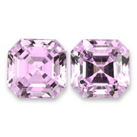 6.53 Ct.Tw. Asscher - Octagon Kunzite Pair