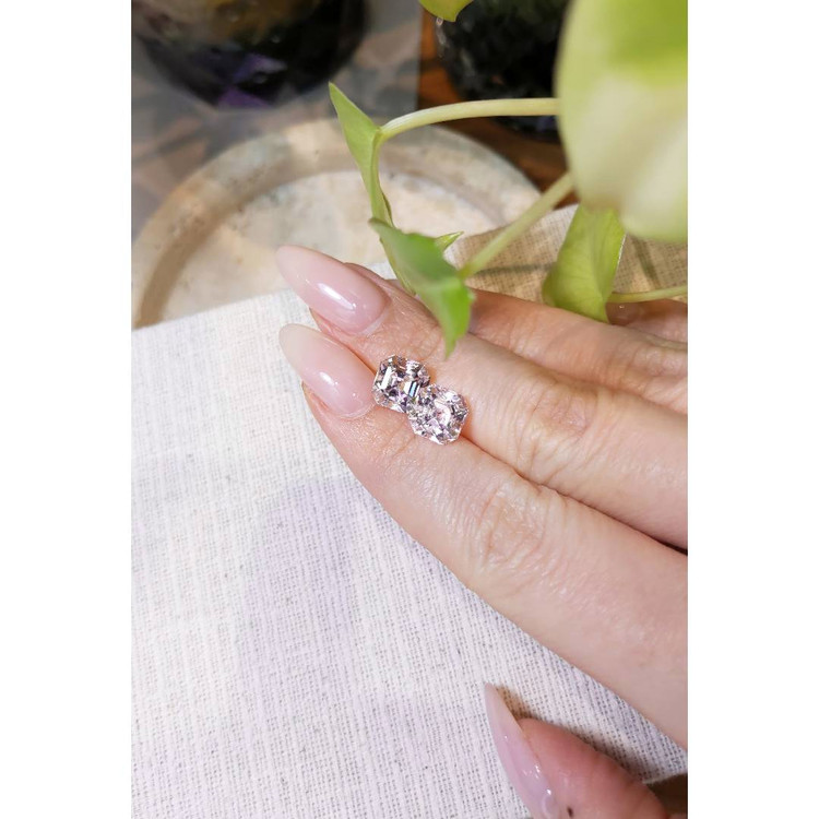 6.72 Ct.Tw. Kunzite Pair from Afghanistan