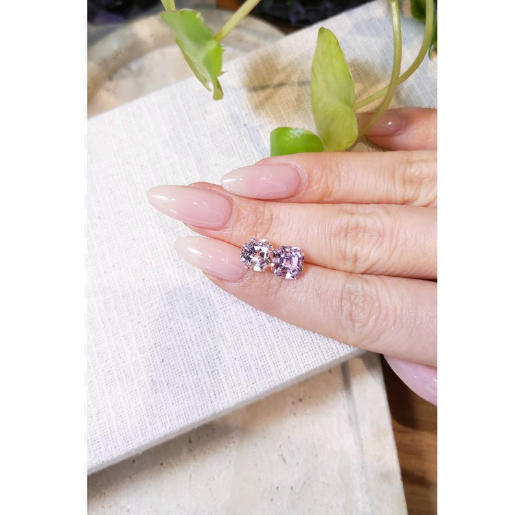 6.13 Ct.Tw. Kunzite Pair from Afghanistan