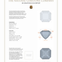 6.13&nbsp;Ct.Tw.Total Carat Weight Kunzite Pair from Afghanistan 3 D Scan Report