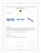 1.09 Ct.Tw.Total Carat Weight Spinel Pair from Burma (Myanmar) Appraisal