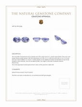 1.19 Ct.Tw.Total Carat Weight Spinel Pair from Burma (Myanmar) Appraisal