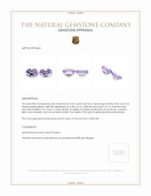 1.16 Ct.Tw.Total Carat Weight Spinel Pair from Burma (Myanmar) Appraisal