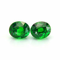 4.22&nbsp;Ct.Tw.Total Carat Weight Tsavorite Garnet Pair from Tanzania Video