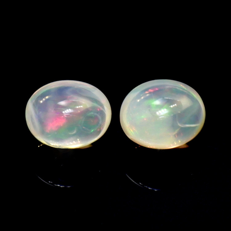 2.65 Ct.Tw. Cabochon Opal Pair from Brazil