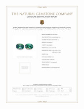 1.01 Ct.Tw.Total Carat Weight Alexandrite Pair from Brazil Scan Report