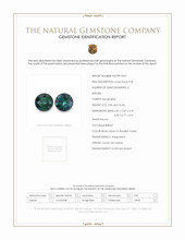 1.66 Ct.Tw.Total Carat Weight Alexandrite Pair from Brazil Scan Report