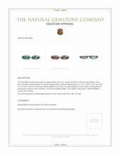 0.93 Ct.Tw.Total Carat Weight Alexandrite Pair from Ceylon (Sri Lanka) Appraisal