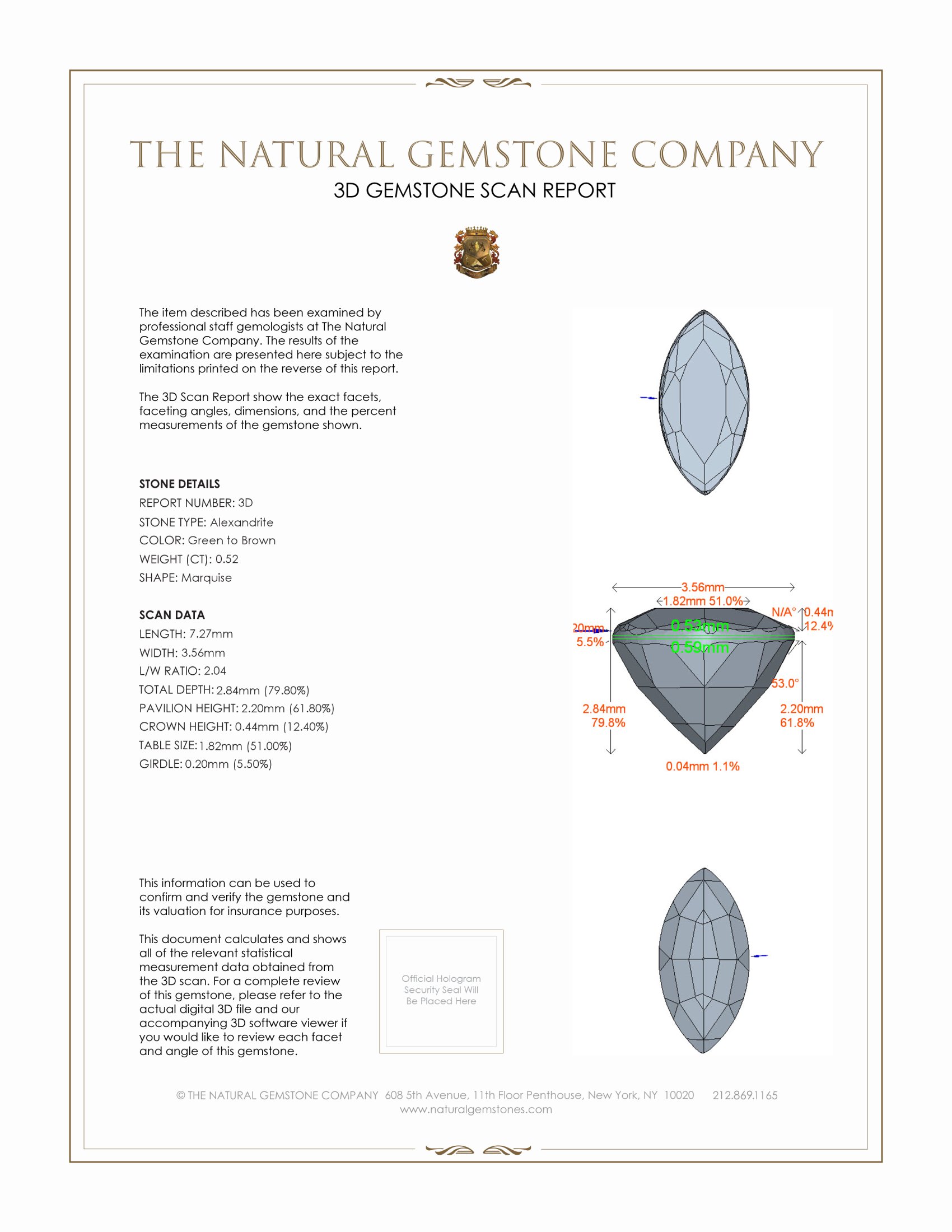 0.93 Ct.Tw. Alexandrite Pair from Brazil