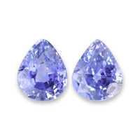2.29&nbsp;Ct.Tw.Total Carat Weight Blue Sapphire Pair from Ceylon (Sri Lanka) Video