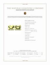 24.62 Ct.Tw.Total Carat Weight Yellow Citrine Pair from Brazil Scan Report