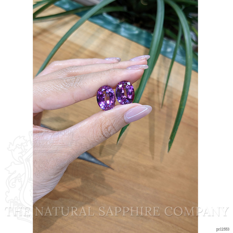 16.59 Ct.Tw. Amethyst Pair from Brazil