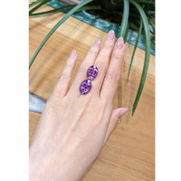 16.59 Ct.Tw.Total Carat Weight Amethyst Pair from Brazil Life Style