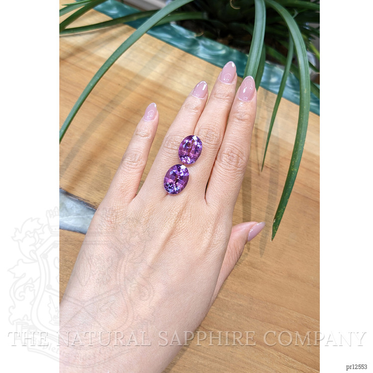 16.59 Ct.Tw. Amethyst Pair from Brazil
