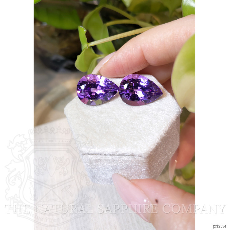 20.31 Ct.Tw. Amethyst Pair from Brazil