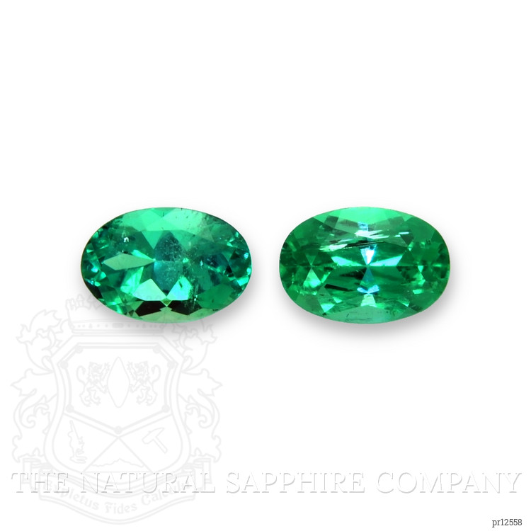 0.92 Ct.Tw. Emerald Pair from Afghanistan