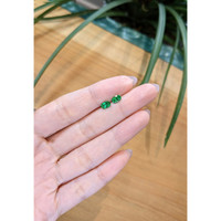 0.92&nbsp;Ct.Tw.Total Carat Weight Emerald Pair from Afghanistan Life Style