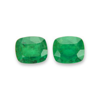 1.20 Ct.Tw.Total Carat Weight Emerald Pair from Afghanistan Video