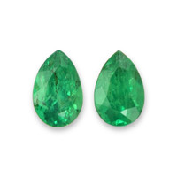 0.62 Ct.Tw.Total Carat Weight Emerald Pair from Colombia Video