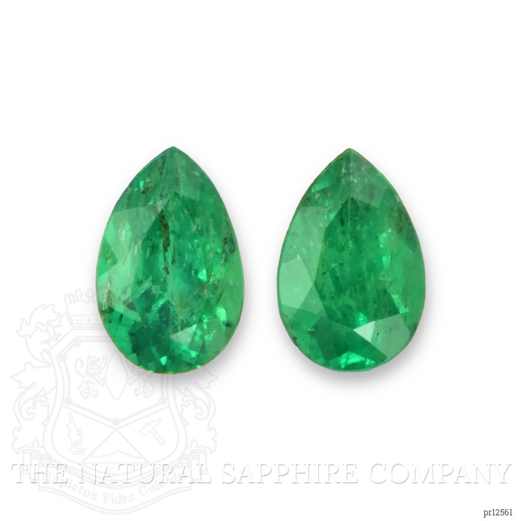 0.62 Ct.Tw. Emerald Pair from Colombia