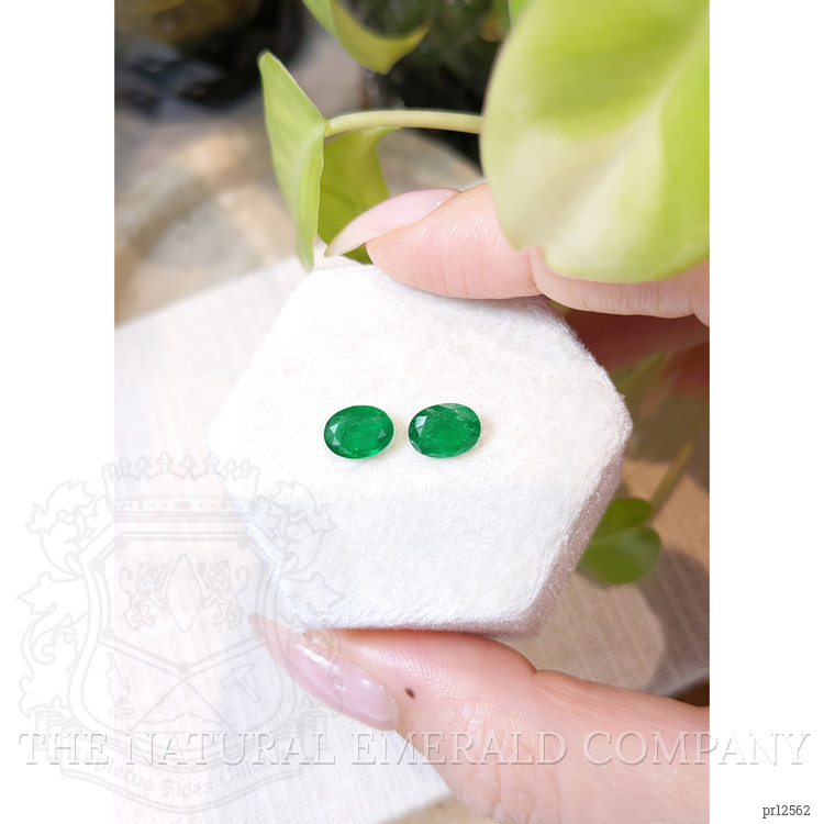 2.38 Ct.Tw. Emerald Pair from Zambia