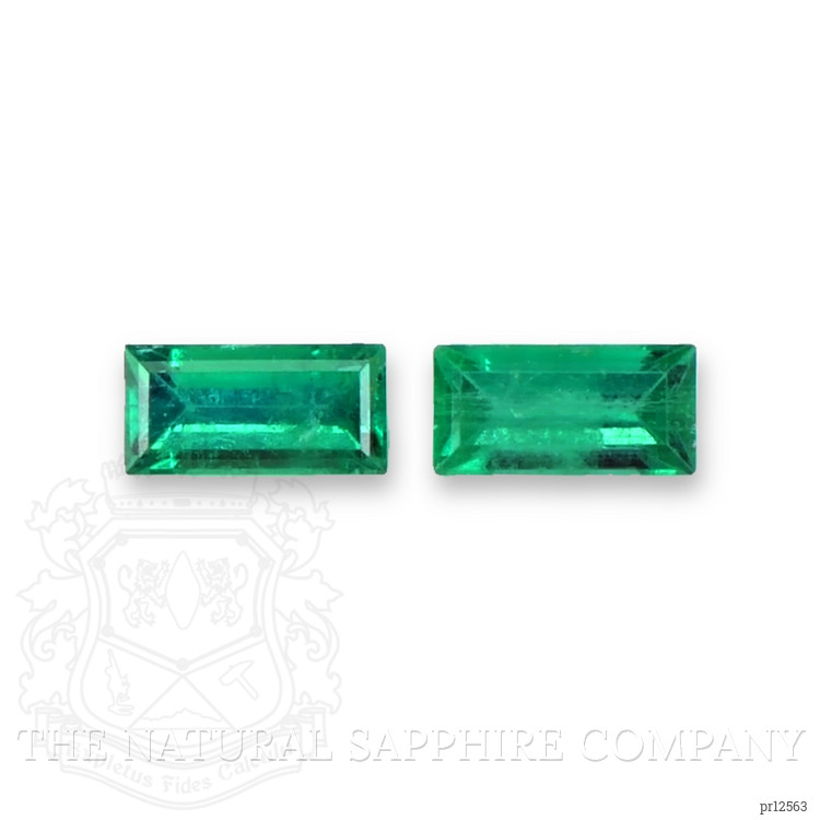 0.57 Ct.Tw. Emerald Pair from Afghanistan