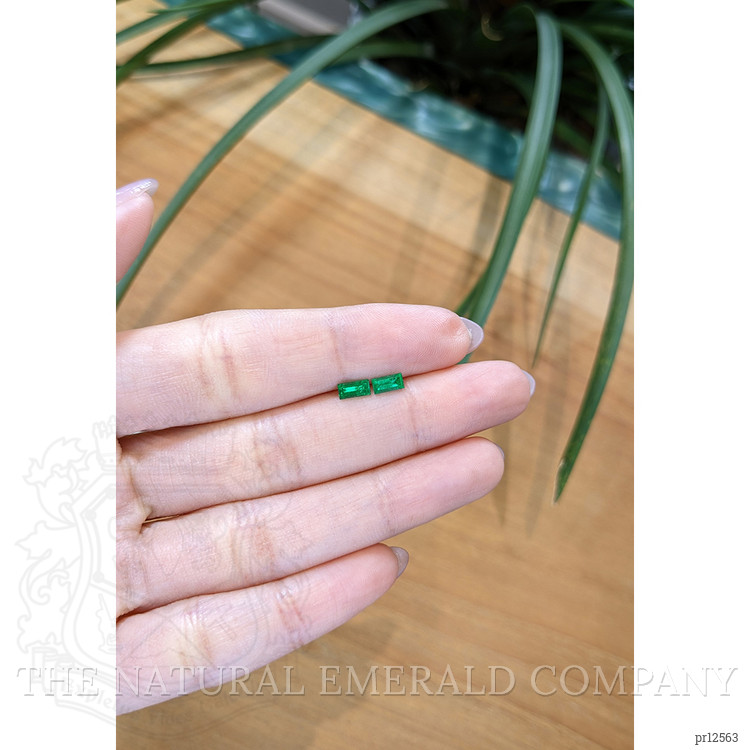 0.57 Ct.Tw. Emerald Pair from Afghanistan