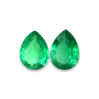 3.00 Ct.Tw.Total Carat Weight Emerald Pair from Zambia Video
