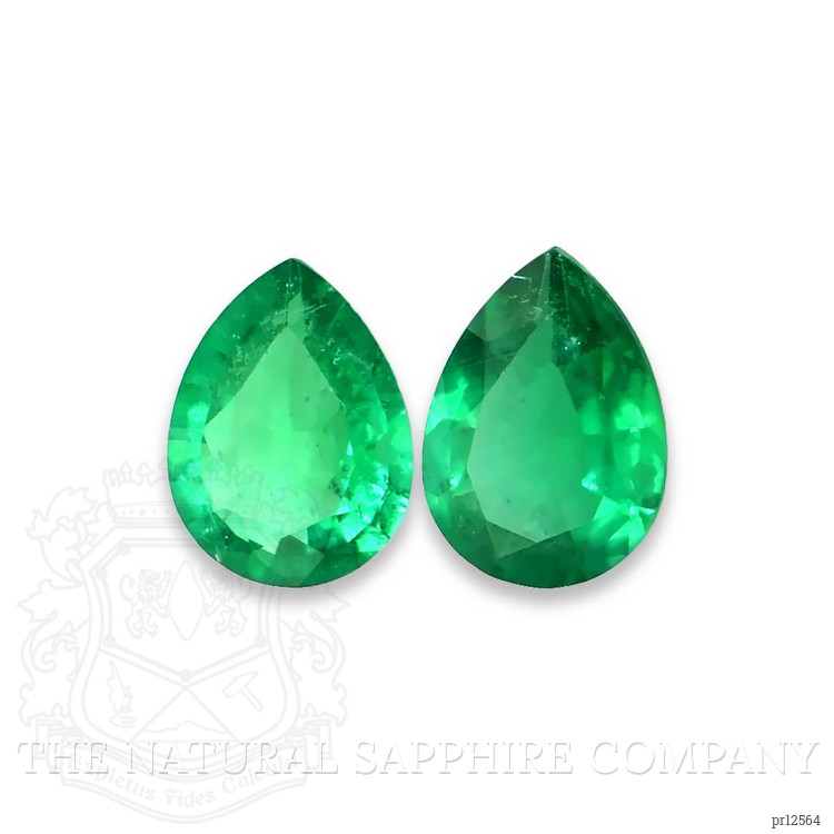 3.00 Ct.Tw. Emerald Pair from Zambia