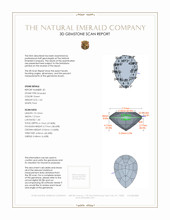 3.00&nbsp;Ct.Tw.Total Carat Weight Emerald Pair from Zambia 3 D Scan Report