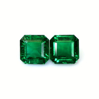 5.71 Ct.Tw.Total Carat Weight Emerald Pair from Zambia Video