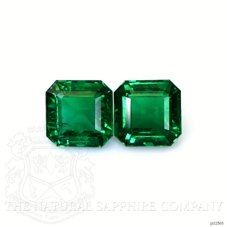 5.71 Ct.Tw. Emerald Pair from Zambia