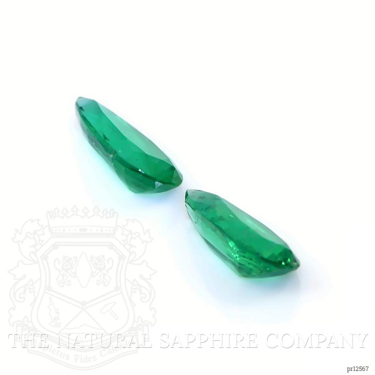 4.65 Ct.Tw. Emerald Pair from Zambia