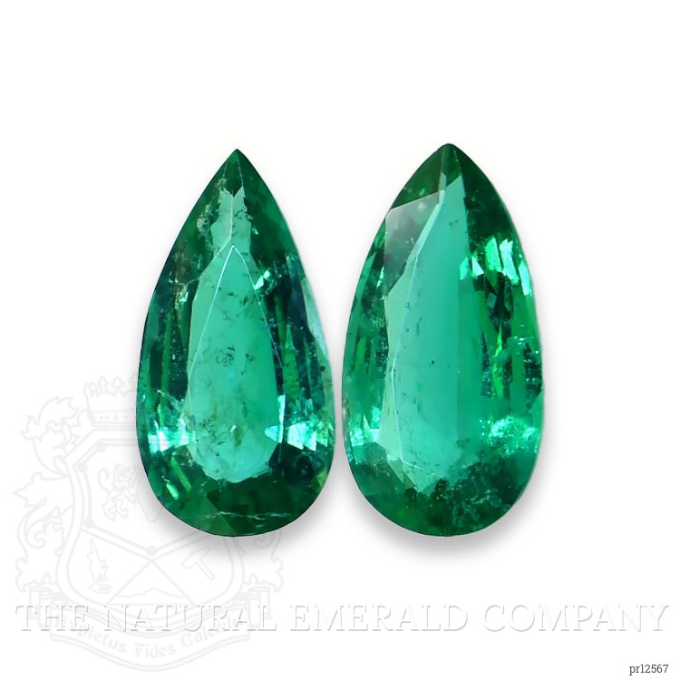 4.65 Ct.Tw. Emerald Pair from Zambia