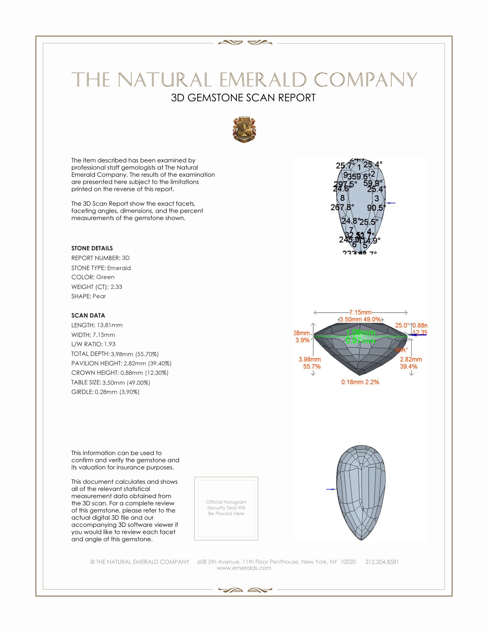 4.65 Ct.Tw. Emerald Pair from Zambia