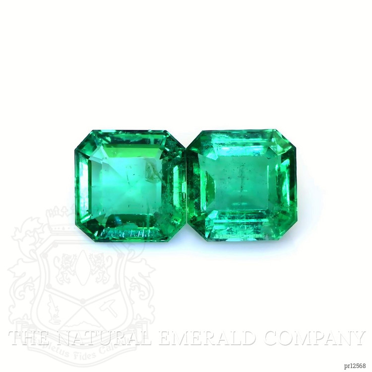 9.47 Ct.Tw. Emerald Pair from Zambia