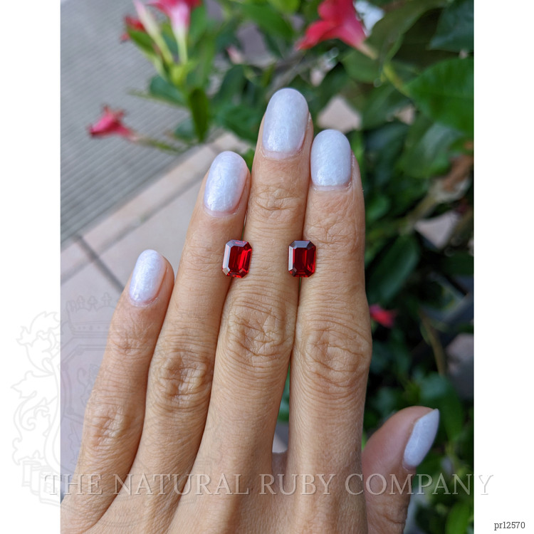 3.10 Ct.Tw. Ruby Pair from Mozambique