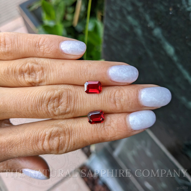 3.10 Ct.Tw. Ruby Pair from Mozambique