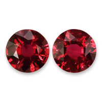 2.83 Ct.Tw.Total Carat Weight Ruby Pair from Mozambique Video