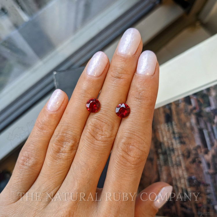 2.83 Ct.Tw. Ruby Pair from Mozambique