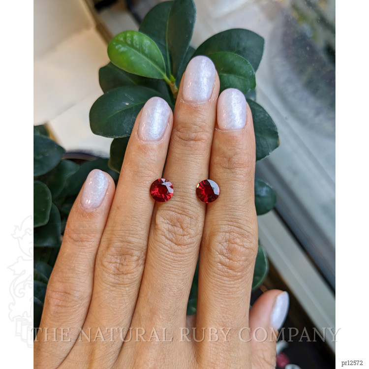 2.83 Ct.Tw. Ruby Pair from Mozambique
