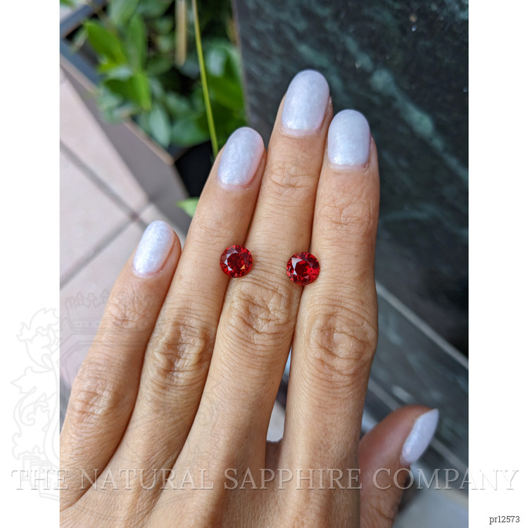 3.30 Ct.Tw. Ruby Pair from Mozambique