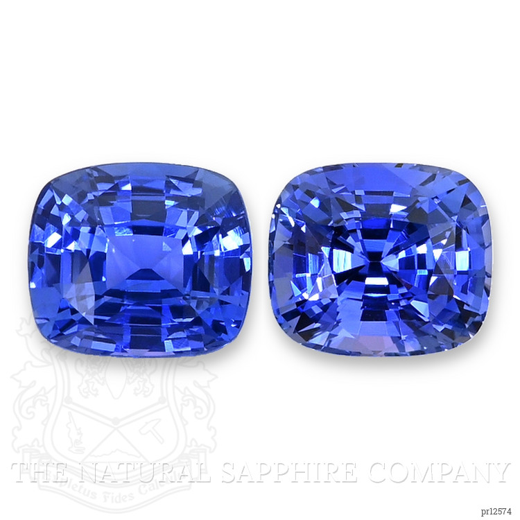 4.64 Ct.Tw. Blue Sapphire Pair from Ceylon (Sri Lanka)