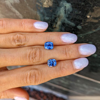 4.64&nbsp;Ct.Tw.Total Carat Weight Blue Sapphire Pair from Ceylon (Sri Lanka) Life Style