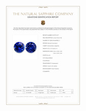 1.47 Ct.Tw.Total Carat Weight Blue Sapphire Pair from Ceylon (Sri Lanka) Scan Report
